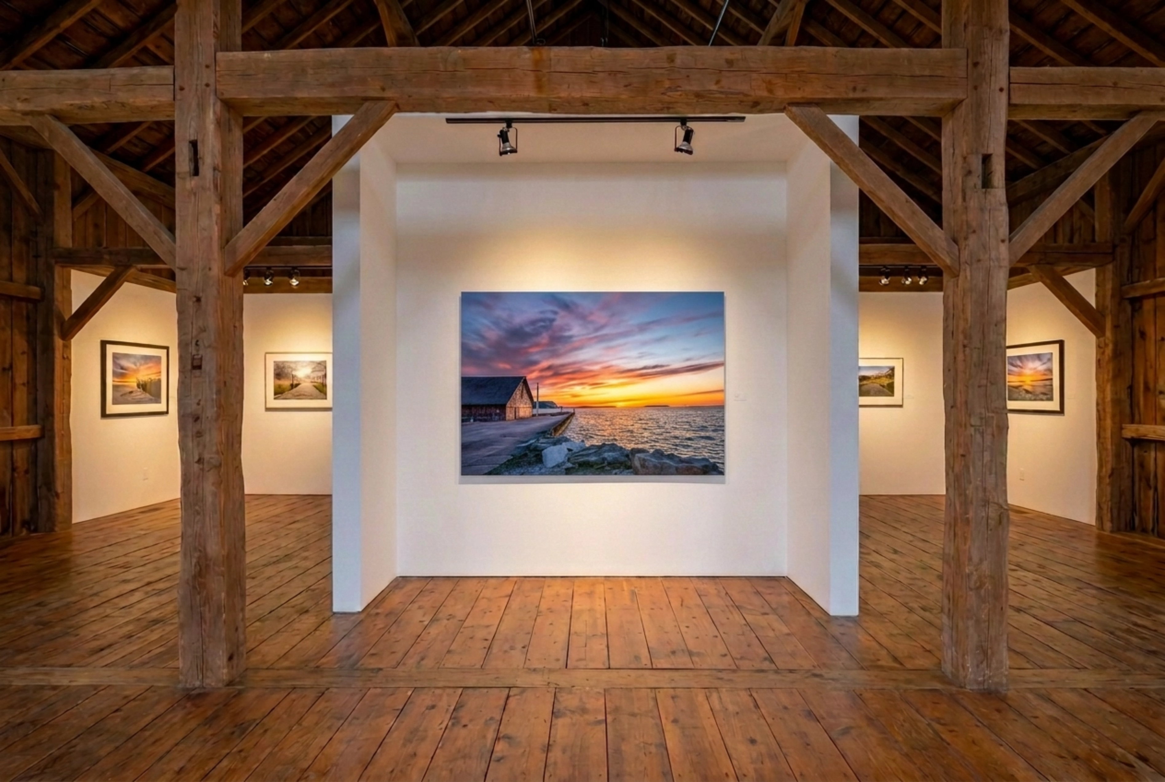 Large Door County landscape photograph displayed as a premium metal print